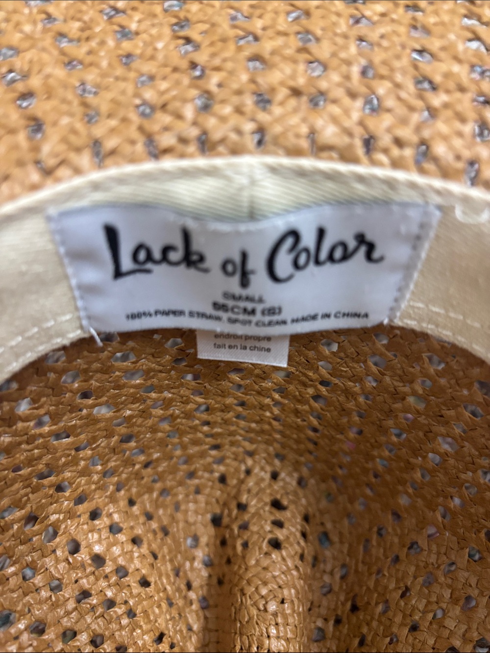 Lack of Color Straw Woven Hat - Picture 2 of 3